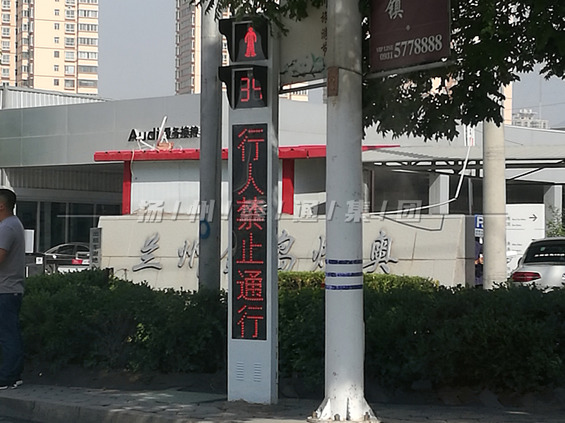 YTH302-8L-RX,一體化帶屏人行燈